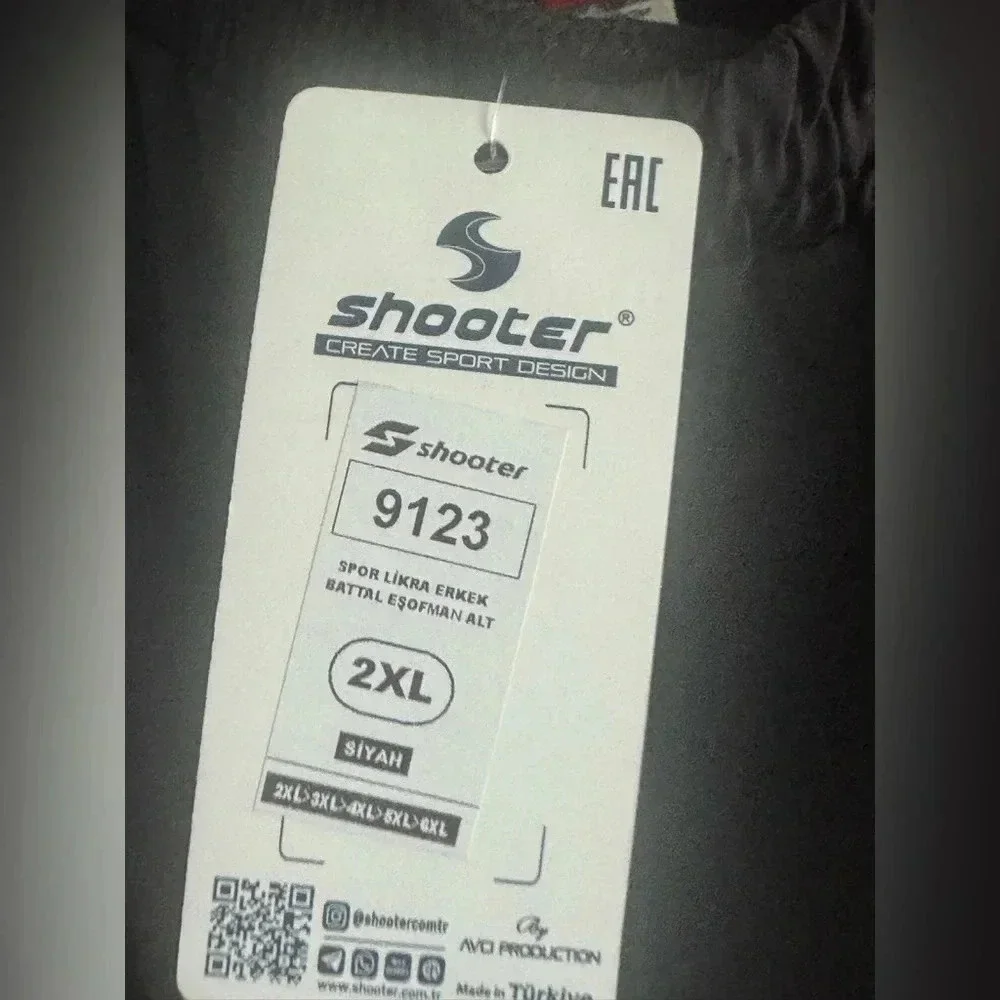 Shooter Pants Create Sport Design 2XL Black Made In Turkey